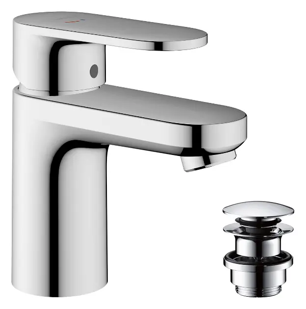 Levně Hansgrohe Vernis Blend - Umyvadlová baterie s výpustí Push-Open, CoolStart, chrom 71598000