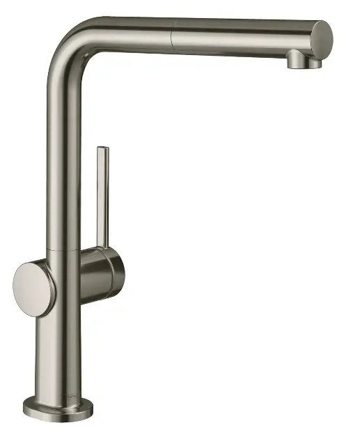 Levně Hansgrohe Talis M54 - Dřezová baterie s výsuvnou koncovkou, nerezová ocel 72845800
