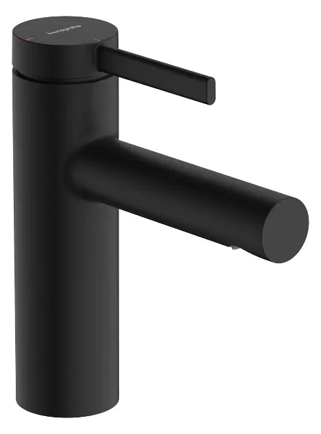 Levně Hansgrohe Zesis S - Umyvadlová baterie s výpustí Push-Open, CoolStart, matná černá 74724670