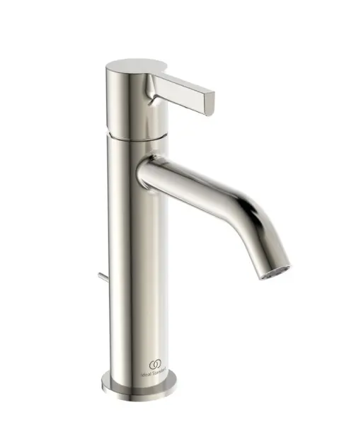 Ideal Standard Joy - Umývadlová batéria, s výpusťou, Silver Storm BE278GN