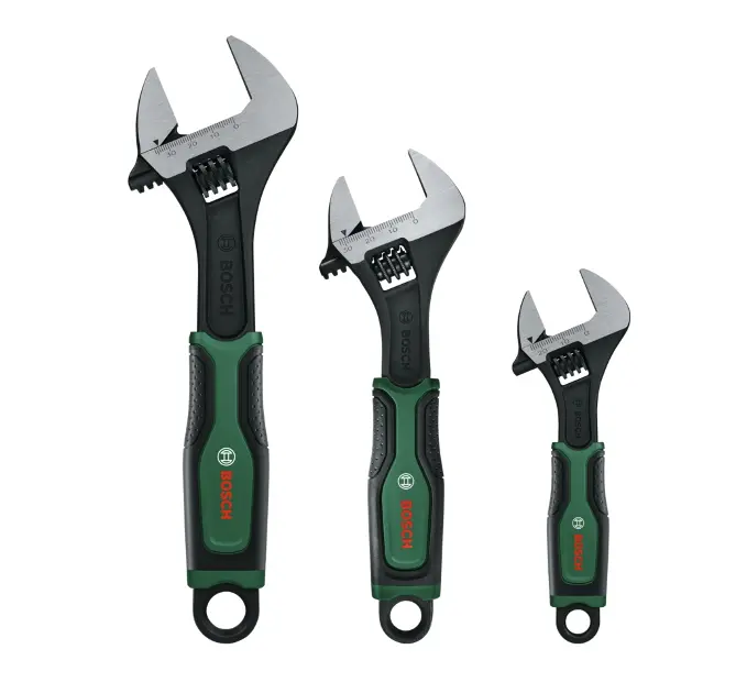 Bosch - Комплект регулируеми гаечни ключове от 3 части 1600A039HR