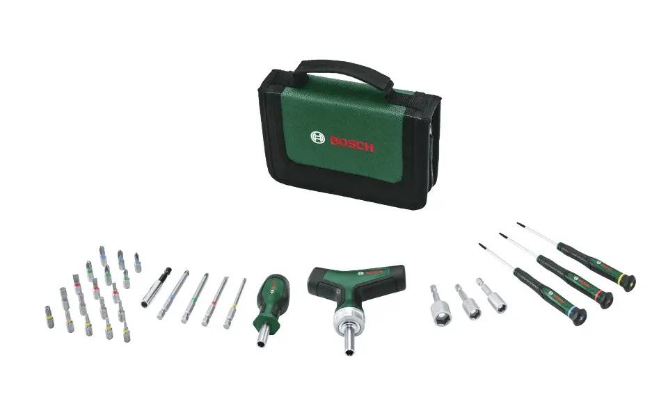 Bosch - Комплект отвертка и накрайници от 31 части 1600A039HX