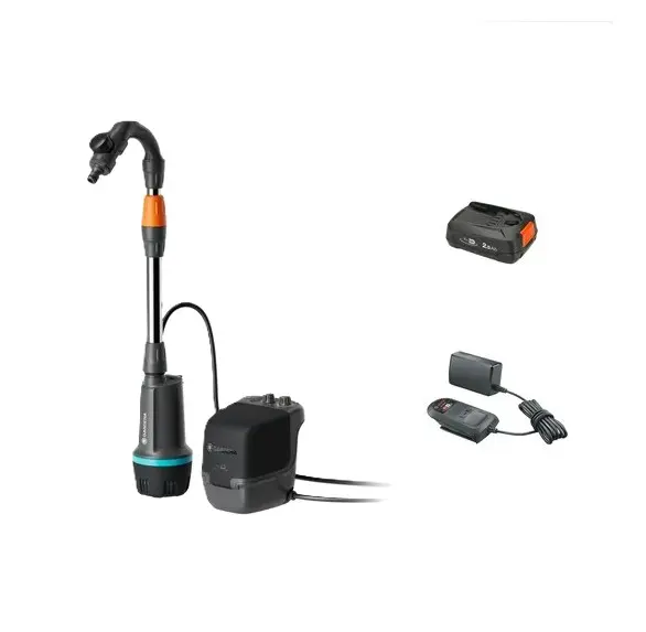 Gardena - 18V AKU čerpadlo do suda 2400 ComfortAuto, 1x aku 2,5 Ah Li-Ion, nabíjačka 14605-20