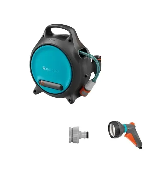 Gardena - Bubnový navíjač s hadicou Move, s príslušenstvom, 10 m 18692-20