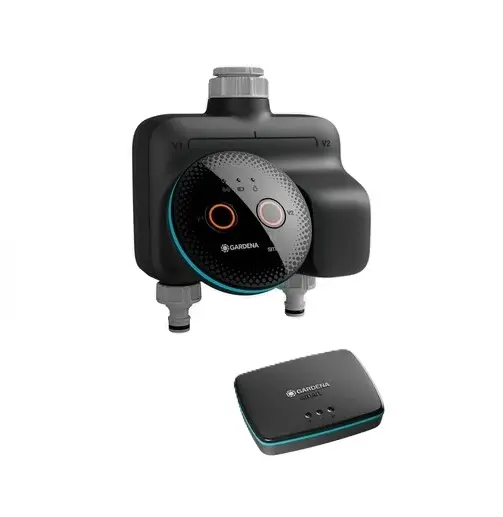 Gardena Smart System - Set aus Smart Dual Bewässerungseinheit und Smart Gateway Einheit 19044-20