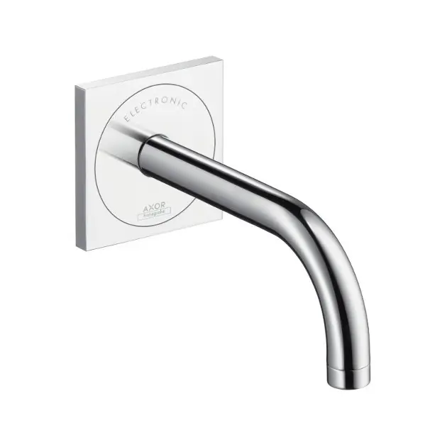 Axor Uno - Mélangeur électronique de lavabo pour montage encastré, alimentation 230 V, chrome 38119000