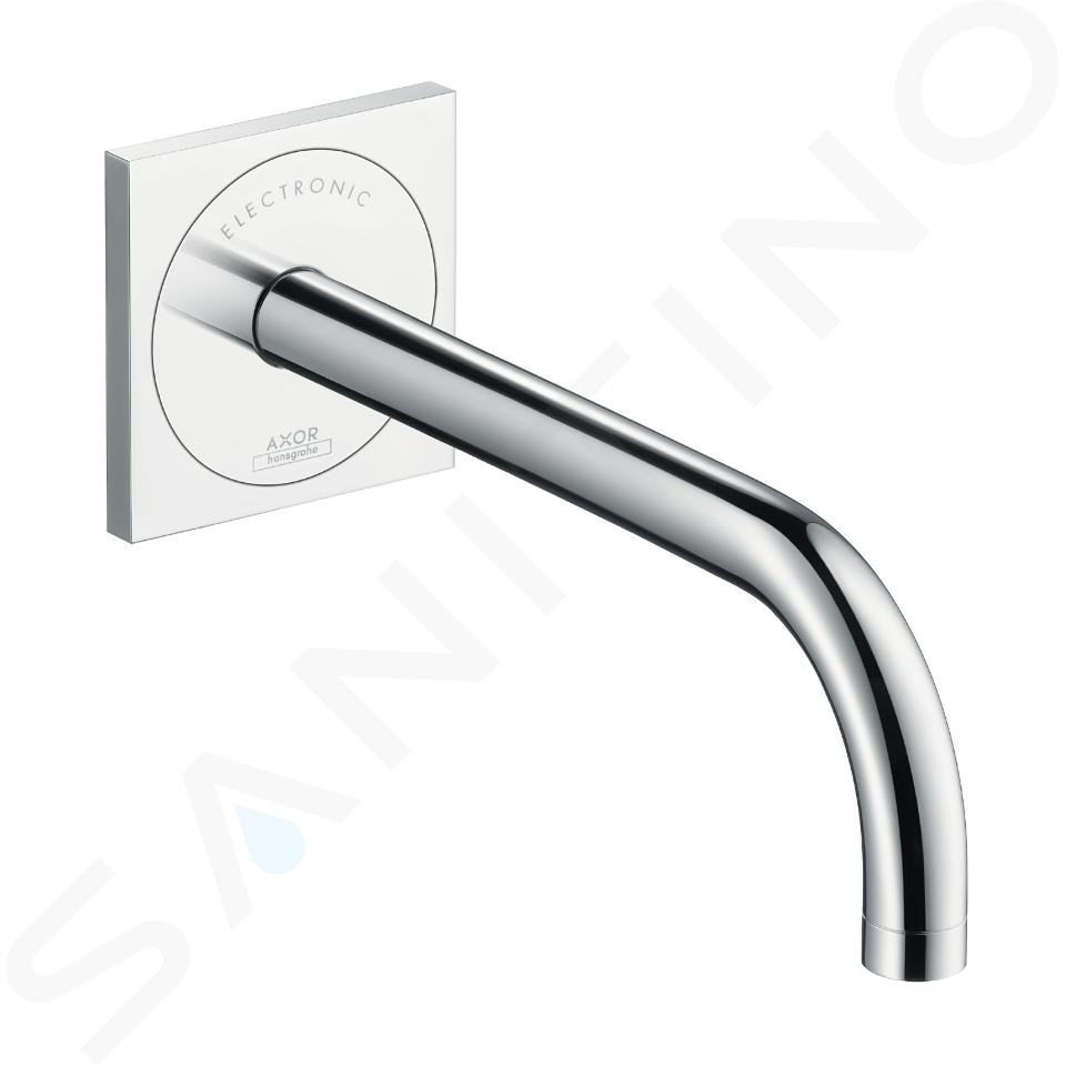 Axor Uno - Mitigeur électronique de lavabo pour montage encastré, alimentation 230 V, chrome 38120000