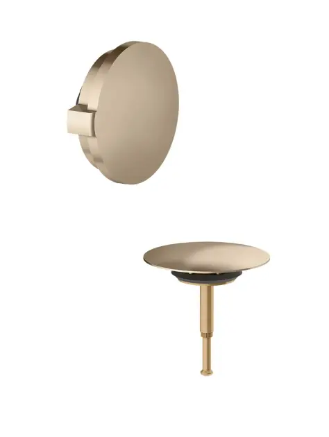 Keuco - Felső készlet kád le- és túlfolyó szetthez, csiszolt bronz 59930030070
