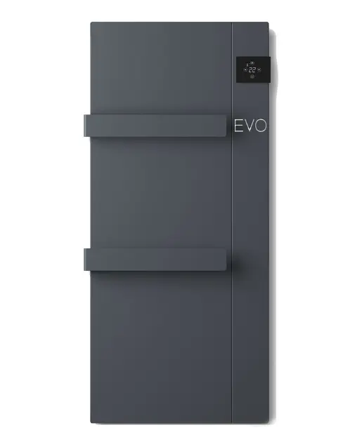 Sapho Onsen Evo - Sèche-serviettes 40x90 mm, 1000 W, anthracite ONS10011
