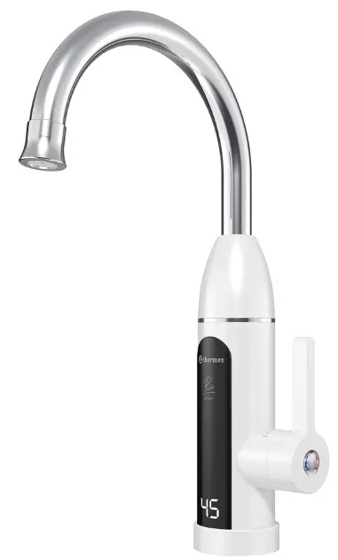 Aqualine Rio - Elektrická dřezová baterie, 3kW, bílá/nerez 211086