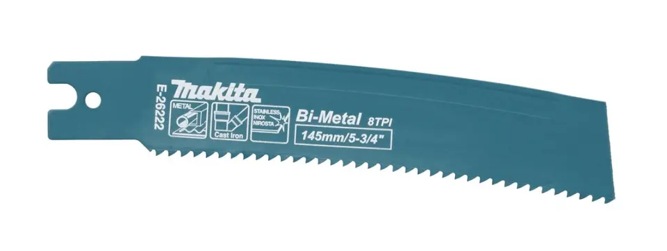 Levně Makita - Sada pilových plátků na kov 8 TPI, délka 145 mm, 5 ks E-26222