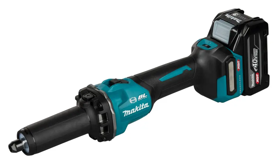 Makita - 40V БЕЗКАБЕЛНА права мелница, без батерия и зарядно устройство GD001GZ