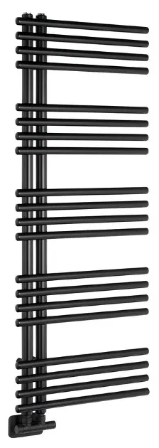 E-shop Sapho Nympha - Vykurovacie teleso 50x125 cm, matná čierna LLN125B