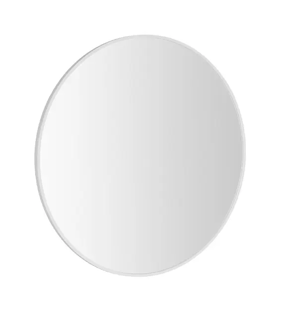 Sapho Notion - Slim tükör keretben, átmérője 50 cm, matt fehér NT500W