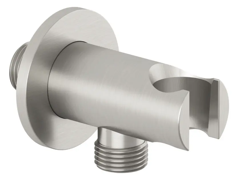 Kludi A-Qa - Sprchové kolienko s držiakom, kefovaný nikel 65567N5-00