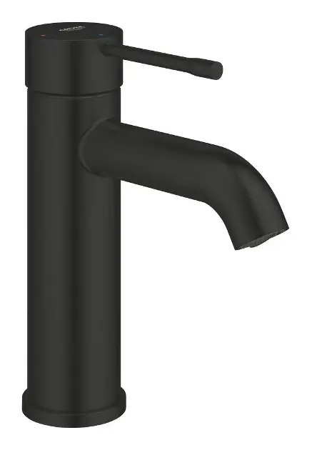 Levně Grohe Essence New - Umyvadlová baterie s výpustí Push-Open, studený start, matná černá 237972431