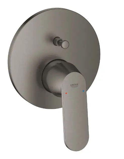 Levně Grohe Eurosmart Cosmopolitan - Baterie pod omítku pro 2 spotřebiče, kartáčovaný Hard Graphite 24045AL0