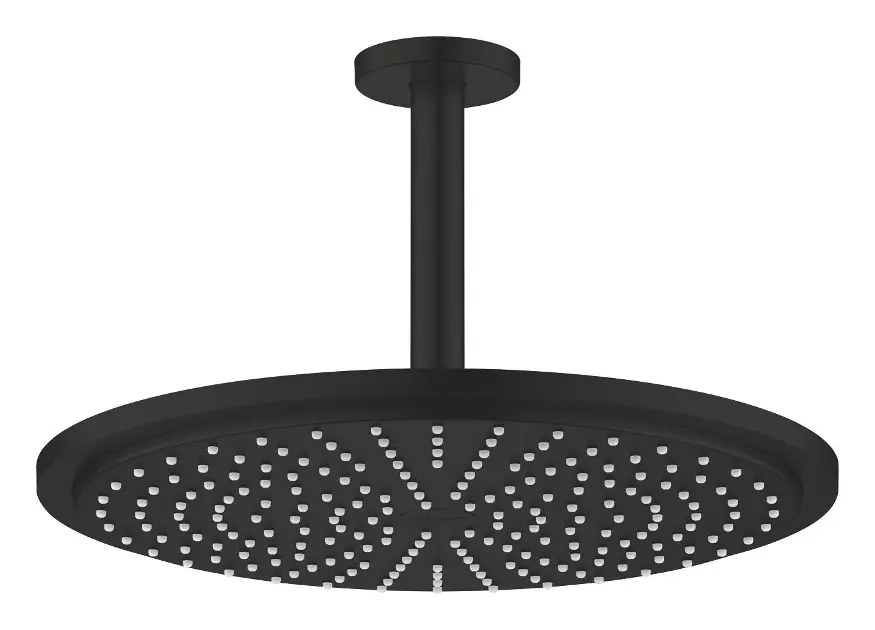 Levně Grohe Rainshower Cosmopolitan - Hlavová sprcha, průměr 31 cm, phantom black 26067KF0