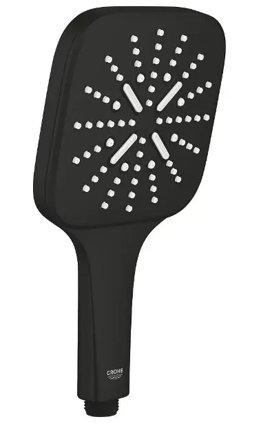 Grohe Rainshower SmartActive Cube - Sprchová hlavice, 3 proudy, matná černá 265822430