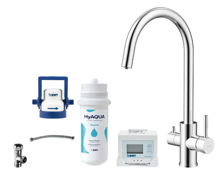 kielle Wimeo - Mosogató csaptelep szűrővel, króm 10525SFI100