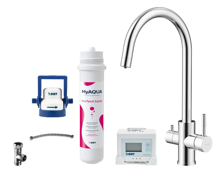 kielle Wimeo - Mosogató csaptelep szűrővel, króm 10525SFI120