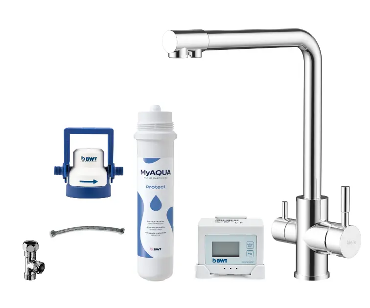 kielle Wimeo - Mosogató csaptelep szűrővel, króm 10525SFI140