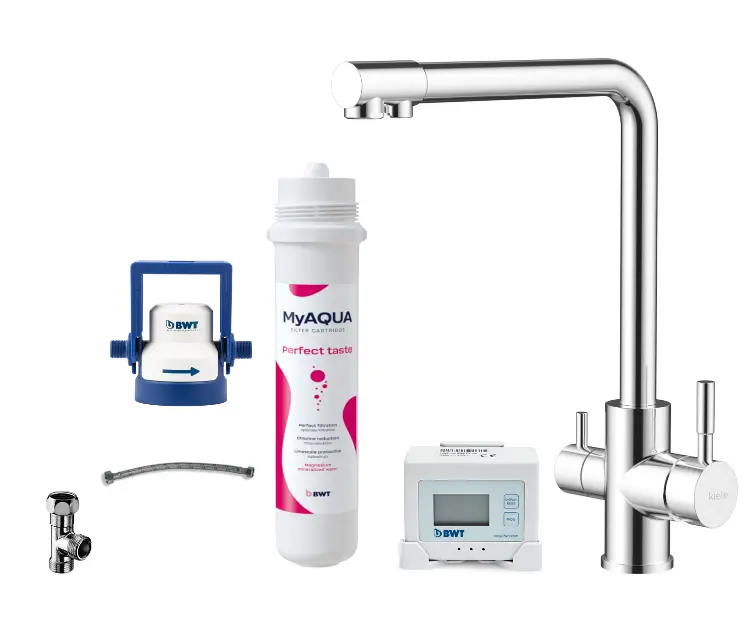 kielle Wimeo - Mosogató csaptelep szűrővel, króm 10525SFI150