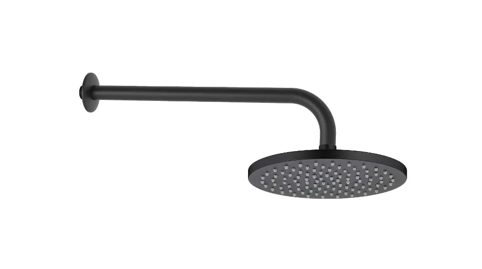 kielle Oudee - Hoofddouche 200, douchearm 350 mm, mat zwart 20102SE14