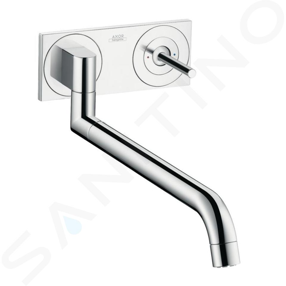 Axor Uno - Miscelatore monocomando per lavabo da incasso, cromo 38815000