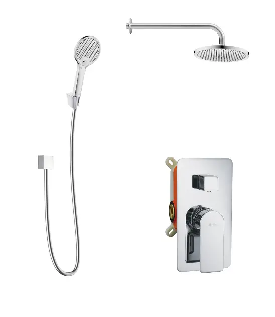 Levně kielle Vega - Sprchový set s baterií pod omítku, pro 2 spotřebiče, s příslušenstvím EcoSpare a tělesem, chrom 20618SP120