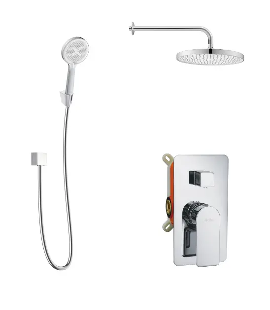 Levně kielle Vega - Sprchový set s baterií pod omítku, pro 2 spotřebiče, s příslušenstvím EcoSpare a tělesem, chrom 20618SP90
