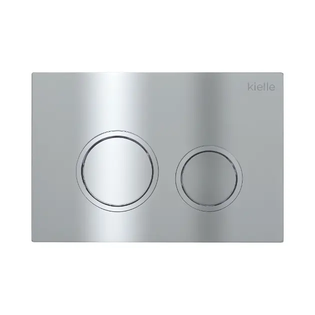Levně kielle Gemini New II - Ovládací tlačítko splachování, lesklý chrom 70230000