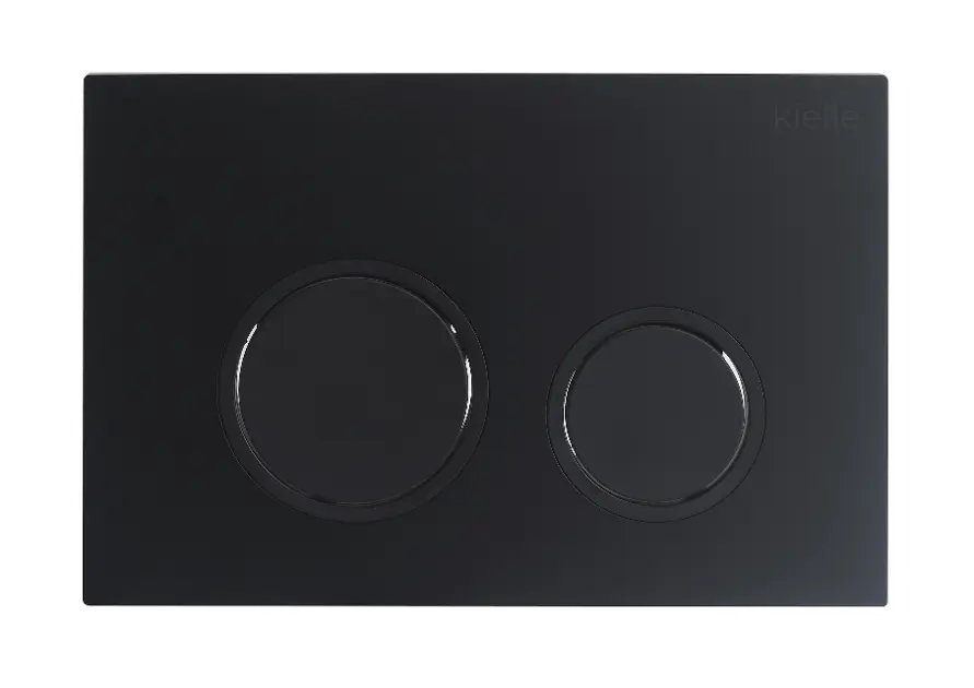 kielle Gemini New II - Ovládací tlačítko splachování, matná černá 70230040