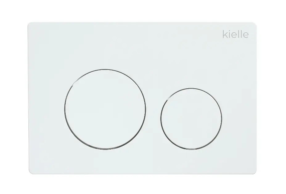 kielle Gemini New I - Ovládací tlačítko splachování, lesklá bílá 70231020