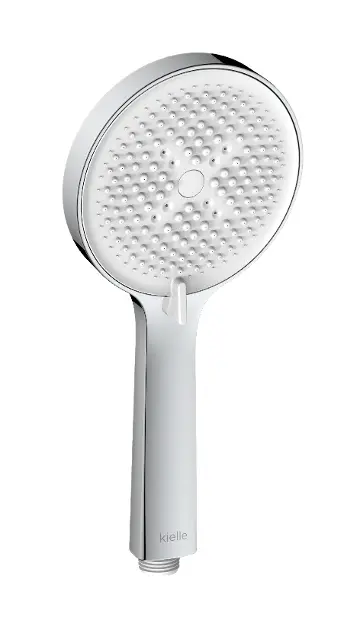 kielle Nefia - Sprchová hlavica 120, 3 prúdy, EcoSpare, chróm/biela 20427000E