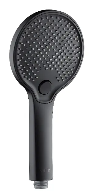 kielle Nefia - Sprchová hlavica 115, 3 prúdy, EcoSpare, matná čierna 20427024E