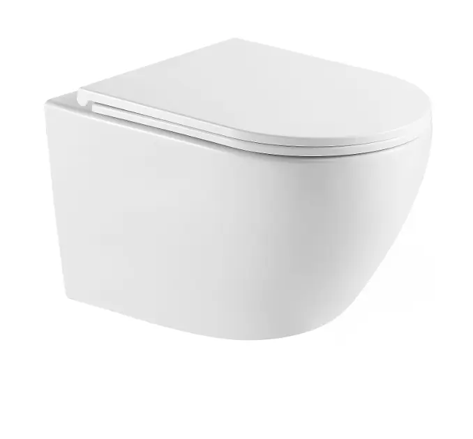 kielle Oudee - Hangend toilet met Softclose zitting, Vortex Rimless+, wit 30102010-SET1