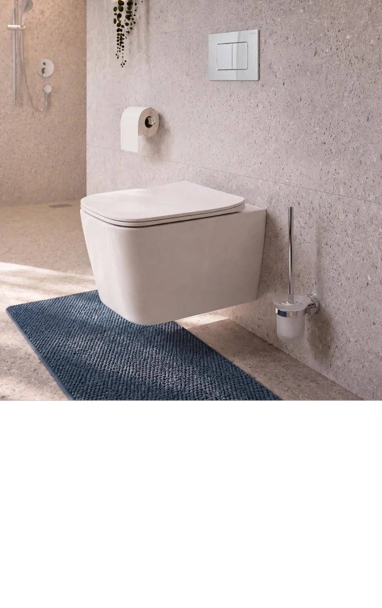 kielle Arkas I - Wand-WC mit Softclose-Sitz, Vortex Rimless +, weiß 30111010-SET1