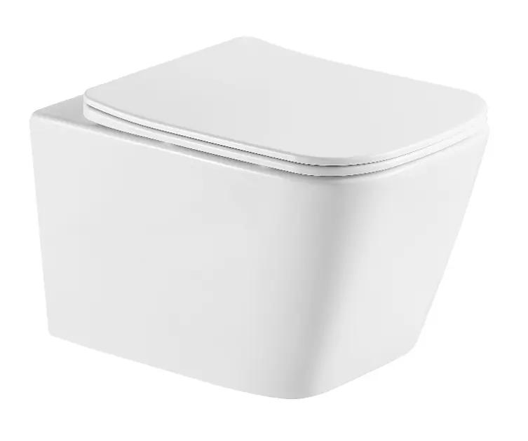 kielle Arkas I - Inodoro suspendido con asiento Softclose, Vortex Rimless +, blanco 30111010-SET1