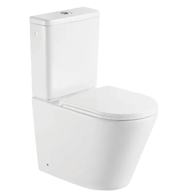 kielle Nefia - Zestaw WC kombi ze spłuczką i deską Softclose, Vortex Rimless, biały 30227000