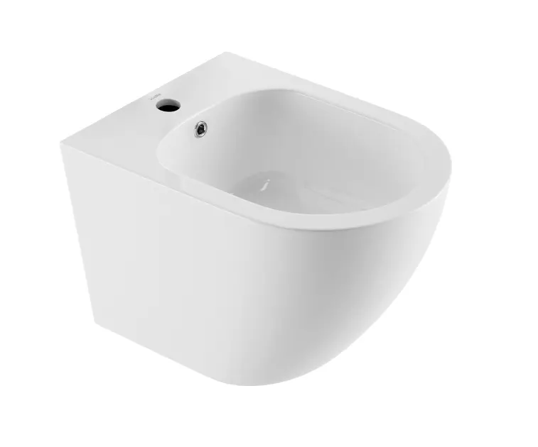 kielle Oudee - Wand-Bidet, mit Überlauf, Hahnloch, weiß 30302010