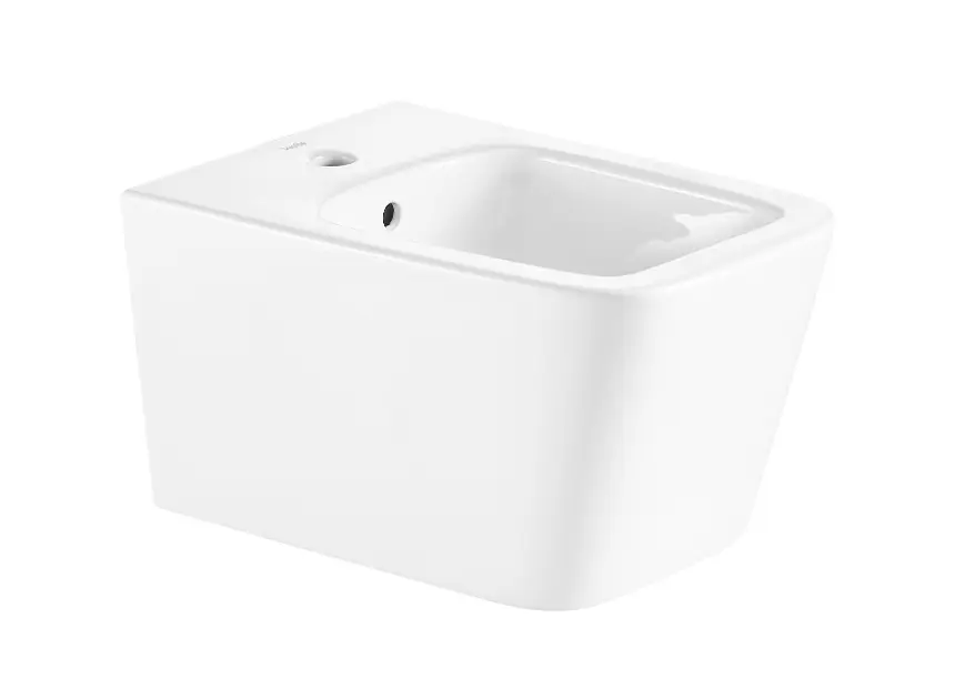 kielle Arkas I - Bidet wiszący, z przelewem, z otworem na baterię, biały 30311010