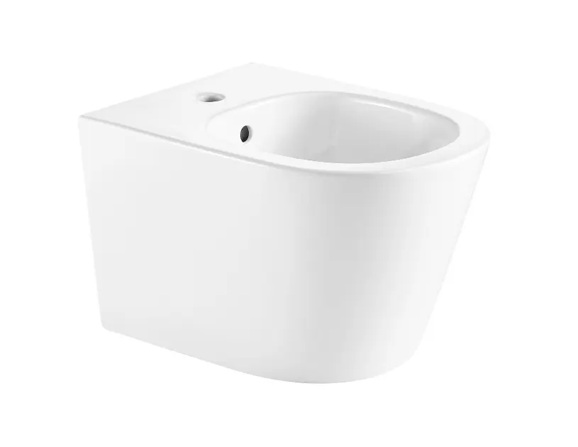 kielle Nefia - Bideu suspendat, cu preaplin, cu orificiu pentru baterie, alb 30327000