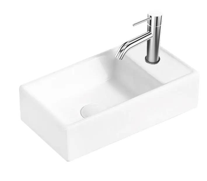 kielle Arkas I - Mosdó 42x23 cm, túlfolyó nélkül, 1 csapfurat jobb oldalon, fehér 30611400R