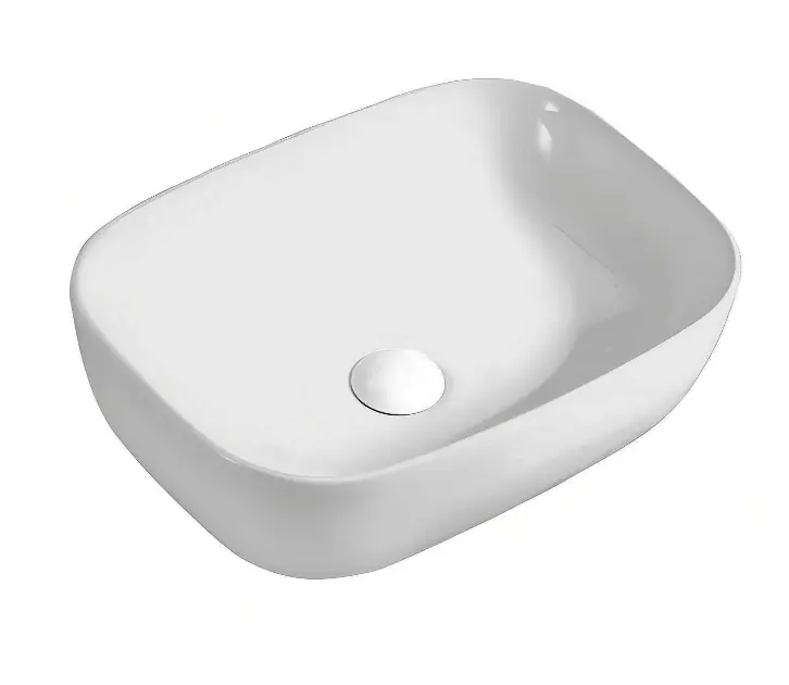 kielle Idolio - Countertop washbasin 46x33 cm, white 30624420