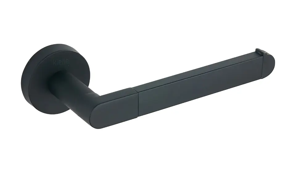 kielle Oudee - Uchwyt na papier toaletowy, czarny mat 40402044