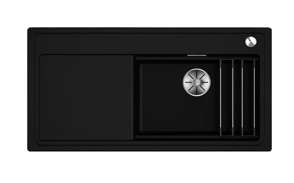 Levně Blanco Etagon XL 6 S - Silgranitový dřez, 100x51 cm, s pojezdy, InFino, černá 528092