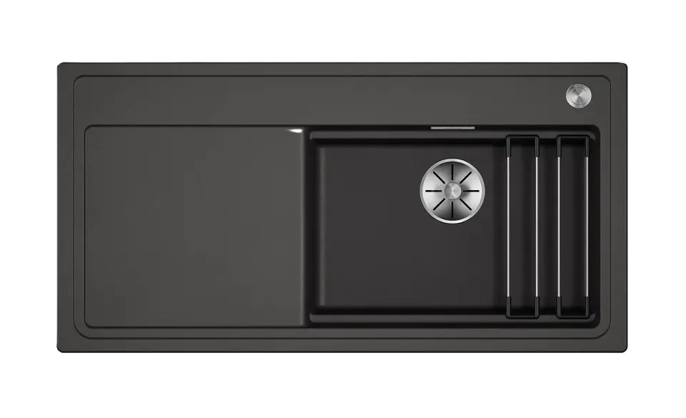 Levně Blanco Etagon XL 6 S - Silgranitový dřez, 100x51 cm, s pojezdy, InFino, šedá skála 528094