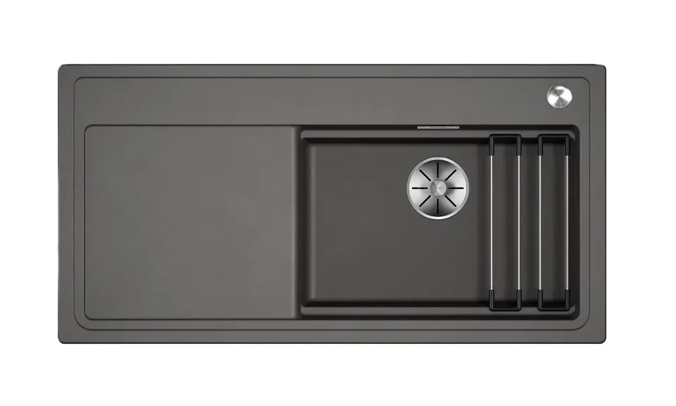 Levně Blanco Etagon XL 6 S - Silgranitový dřez, 100x51 cm, s pojezdy, InFino, šedá vulkán 528095