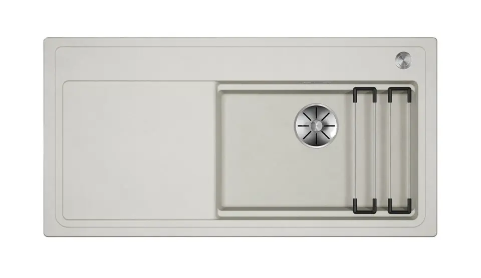 Blanco Etagon XL 6 S - Silgranitový dřez, 100x51 cm, s pojezdy, InFino, jemná bílá 528099